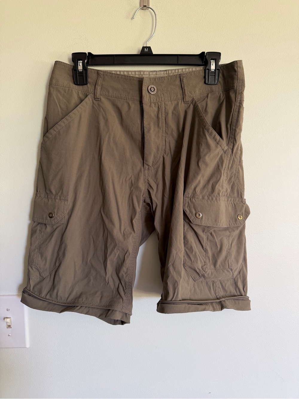 Kuhl Renegade Convertible Stealth Zip Off Shorts Hike Outdoors Camp Lightweight